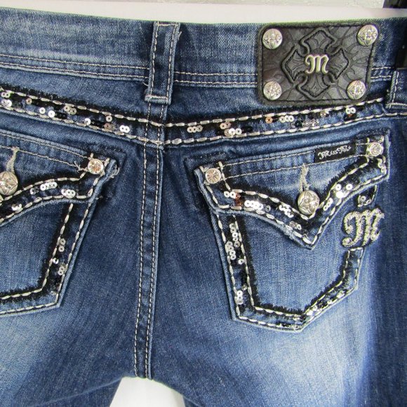 Women's | Miss Me | Easy Boot | 27/33 | Blue Jeans - Picture 2 of 5